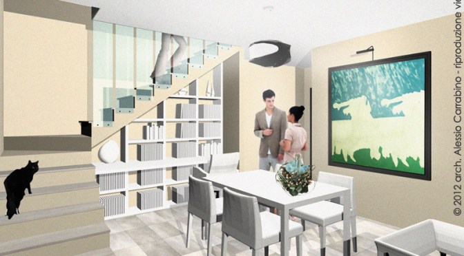 Ricavare un angolo studio nella zona living