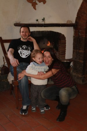 Valeria Rossi e famiglia 2012