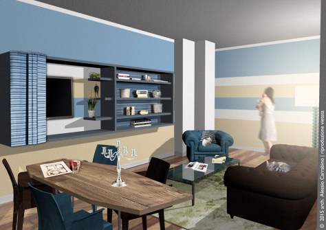 render soggiorno